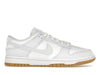 Nike Dunk Low Next Nature Football Grey Gum Womens - White/Football Grey/Gum Light Brown - FN6345-100 - 01