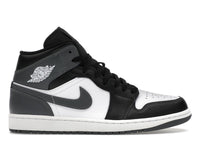 Air Jordan 1 Mid Black White Iron Grey