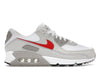 Nike Air Max 90 White College Grey Vast Grey University Red - White/College Grey/Vast Grey/University Red - DM0029-113 - 01