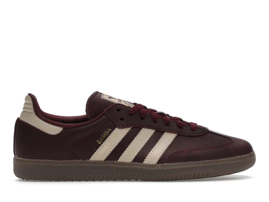 Image 1 de Adidas Samba OG Maroon Crystal Sand Womens IF7004