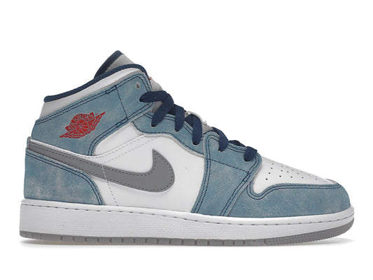 Image 1 de Air Jordan 1 Mid SE French Blue Light Steel GS DR6235-401