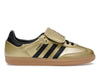 Adidas Samba Lt Gold Metallic Black Gum Womens - Gold Metallic/Core Black/Gum - JH5708 - 01