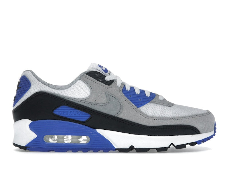 Nike Air Max 90 Blue Crystal Dm0029 122 - White/Light Smoke Grey/Black/Particle Grey - DM0029-122 - 01