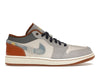 Air Jordan 1 Low Se Phantom Repaired Denim Swoosh - Phantom/Off White/Coconut Milk/Amber Brown/Star Blue - FZ5042-041 - 01
