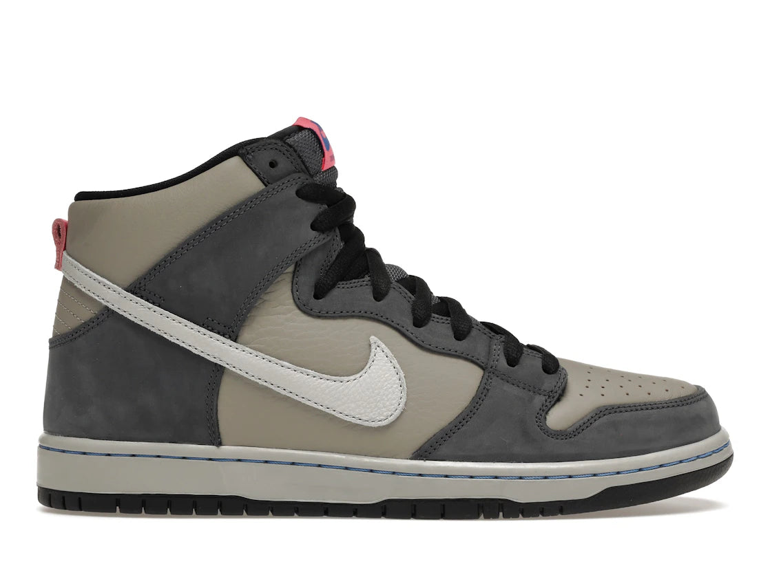 Image 1 de Nike SB Dunk High Medium Grey Pink DJ9800-001