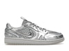 Air Jordan 1 Low Method Of Make V3 Metallic Silver Womens - Neutral Grey/White/Metallic Silver/Pewter Grey - HQ2186-002 - 01