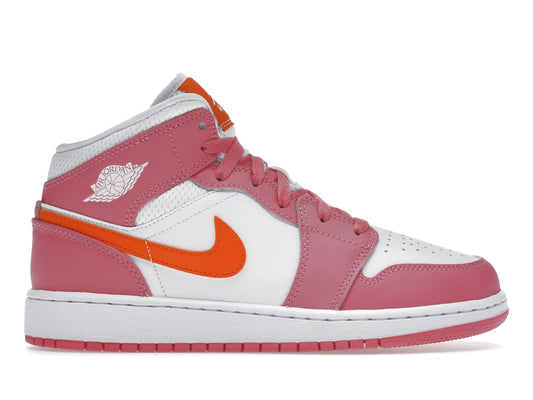 Image 1 de Air Jordan 1 Mid Pinksicle Safety Orange GS DX3240-681