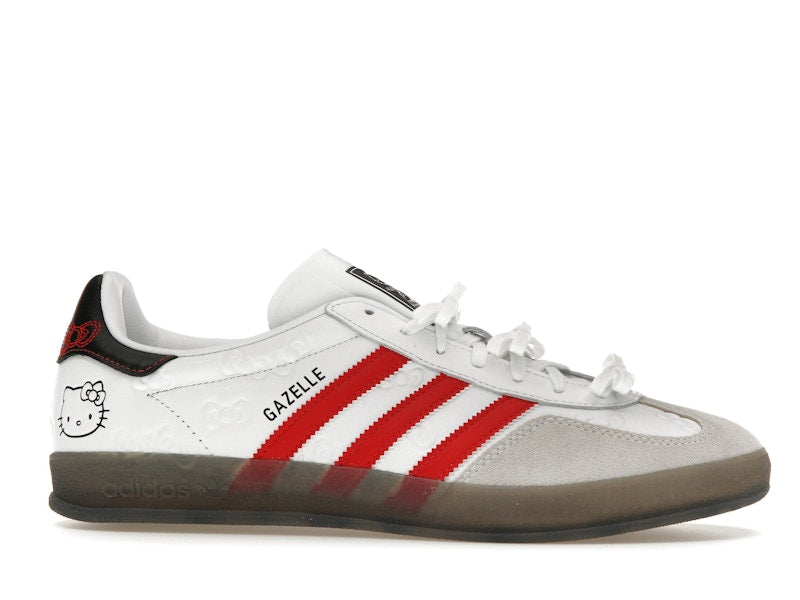 Adidas Gazelle Indoor Hello Kitty - Cloud White/Red/Core Black - II0013 - 01