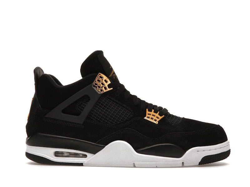 Air Jordan 4 Retro Royalty - Black/Metallic Gold-White - 308497-032 - 01