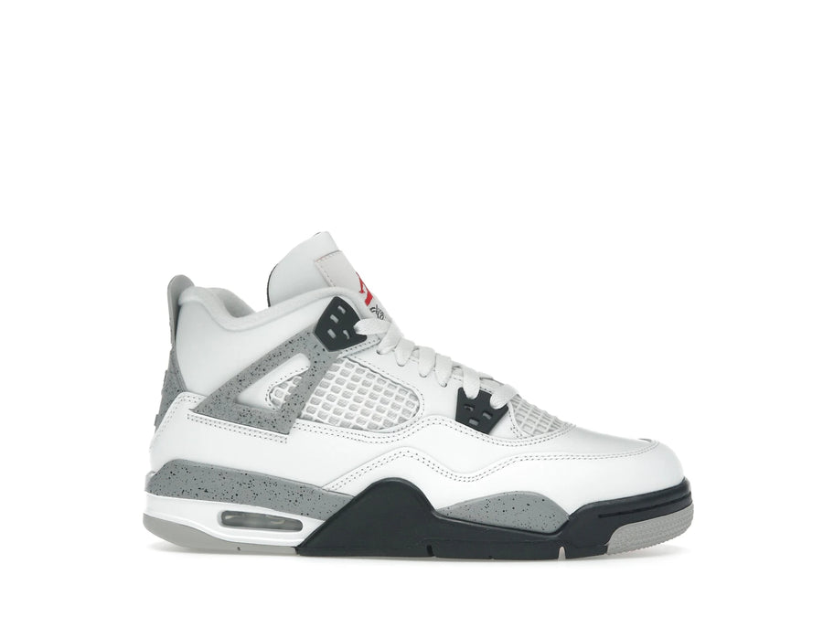 Air Jordan 4 Retro White Cement (2025) (GS) - Summit White/Fire Red-Tech Grey-Black - IB4171-100 - 01