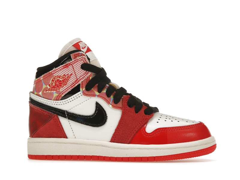 Air Jordan 1 Retro High OG Spider-Man Across the Spider-Verse (PS) - University Red/Black/White - DV1749-601 - 01