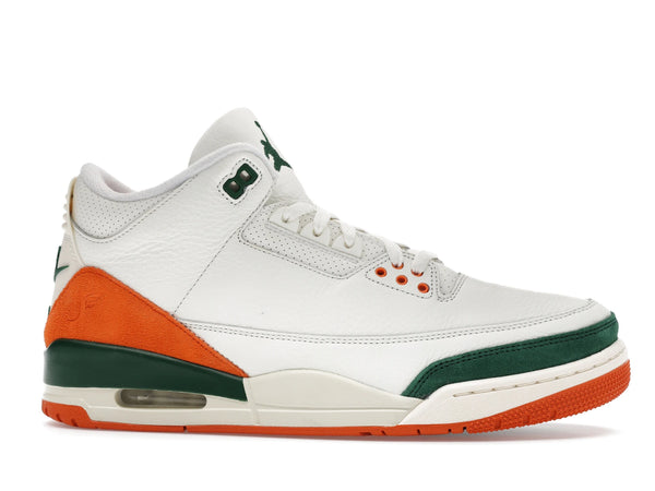 Air Jordan 3 Retro SP Solefly Miami - Sail/Gorge Green/Bright Mandarin/Sail - IF4491-100 - 01
