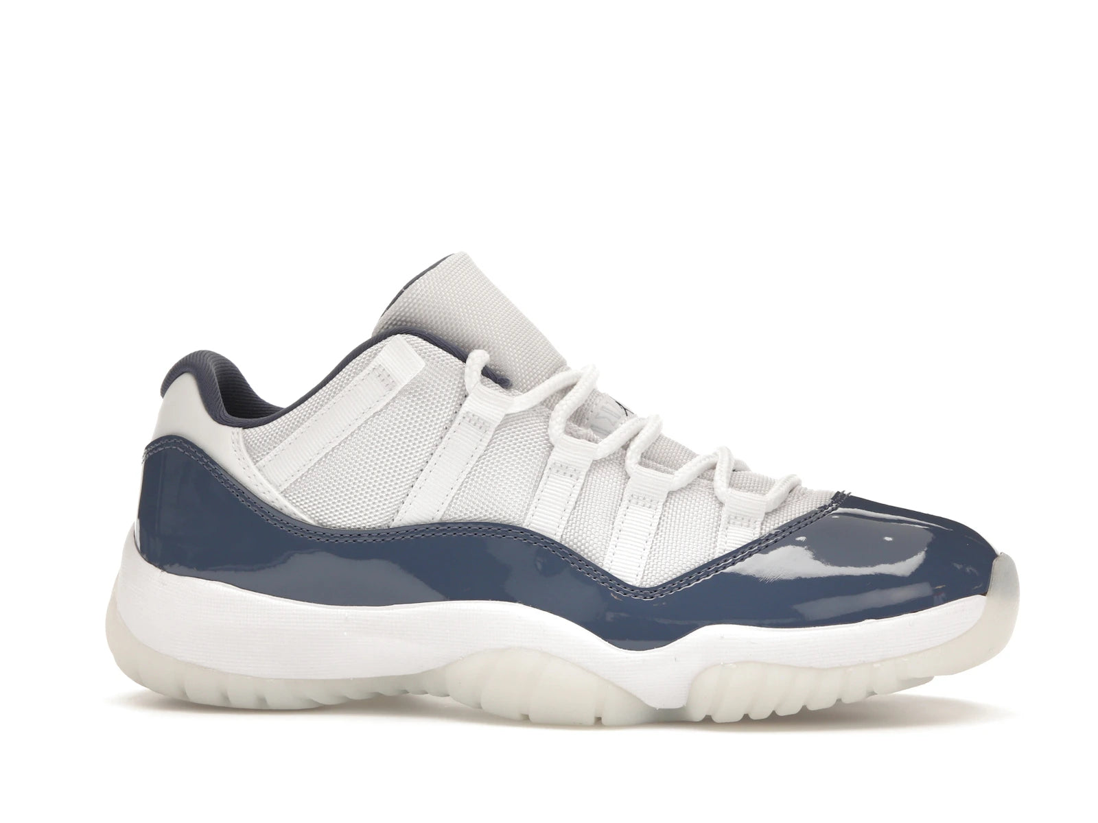 Air Jordan 11 Retro Low Midnight Navy (2024) - White/Midnight Navy/Diffused Blue/Football Grey - FV5104-104 - 01