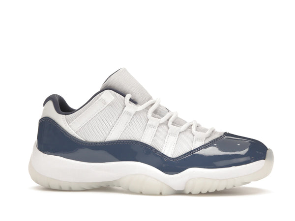 Air Jordan 11 Retro Low Midnight Navy (2024) - White/Midnight Navy/Diffused Blue/Football Grey - FV5104-104 - 01