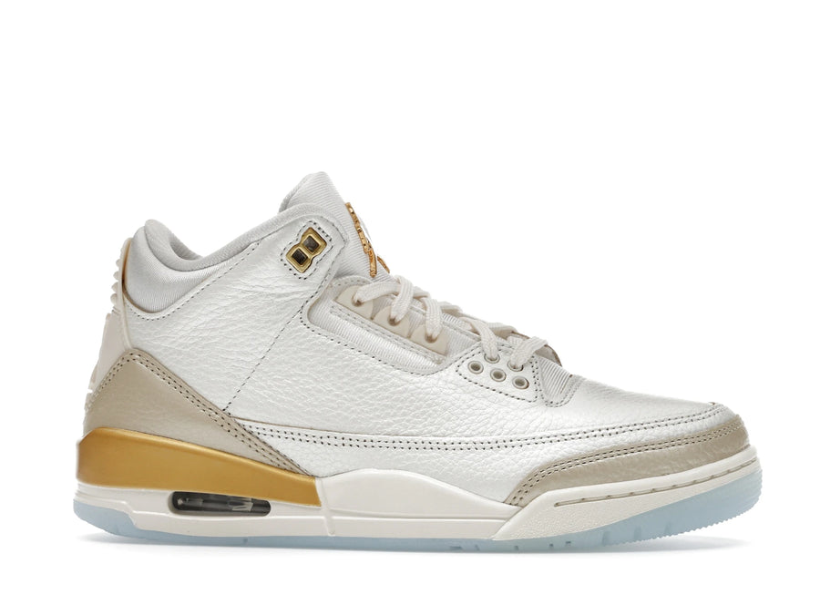 Air Jordan 3 Retro Champagne And Oysters - Sail/Team Gold/Pale Ivory/Metallic Gold/Ice - IB2255-100 - 01