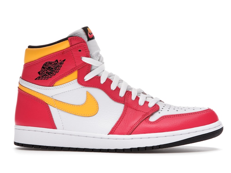 Air Jordan 1 Retro High OG Light Fusion Red - Light Fusion Red/White-Laser Orange-Black - 555088-603 - 01