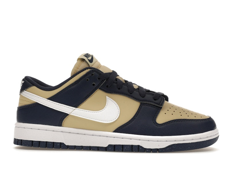 Nike Dunk Low Next Nature Midnight Navy Gold (Women's) - Midnight Navy/White/Team Gold - DD1873-401 - 01