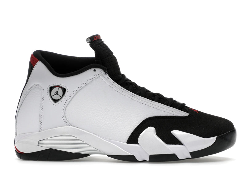Air Jordan 14 Retro Black Toe (2024) - White/Varsity Red/Black/Metallic Silver - 487471-160 - 01