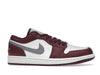 Air Jordan 1 Low White Bordeaux - White/Bordeaux/Grey - 553558-615 - 01