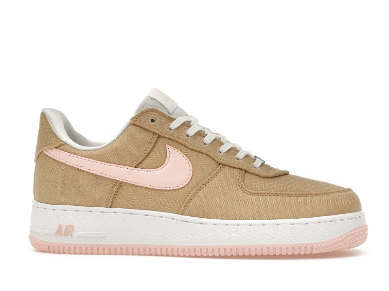 Nike Air Force 1 Low Linen Canvas - Linen/White/Atmosphere - HV2021-200 - 01