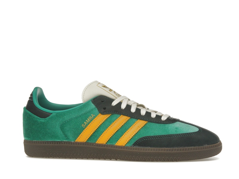adidas Samba OG Court Green Preloved Yellow (Women's) - Court Green/Preloved Yellow/Collegiate Green - JI2681 - 01