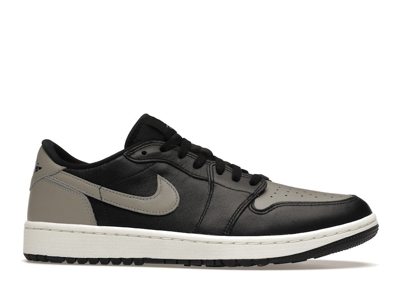 Air Jordan 1 Retro Low Golf Shadow - Black/Medium Grey-Sail - DD9315-001 - 01