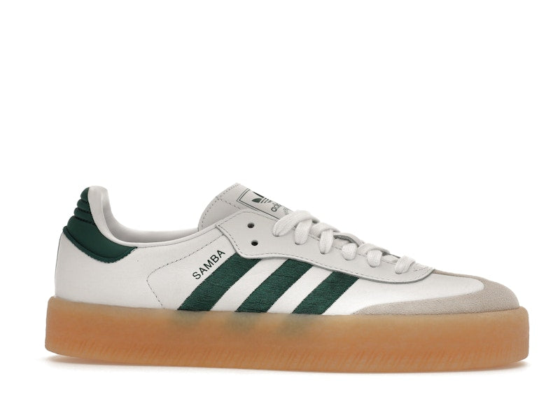 adidas Sambae White Collegiate Green Gum (Women's) - visning 2