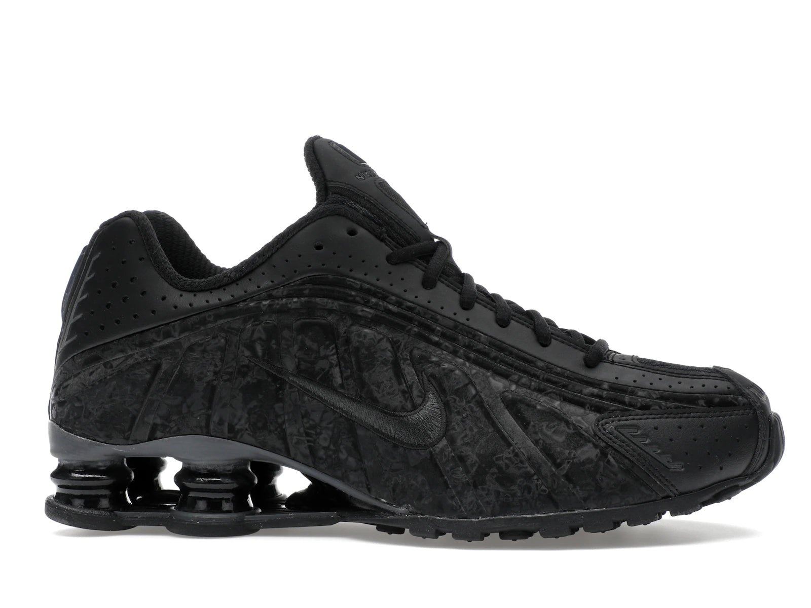Nike Shox R4 Black Floral - Black/Dark Smoke Grey - HV0934-002 - 01