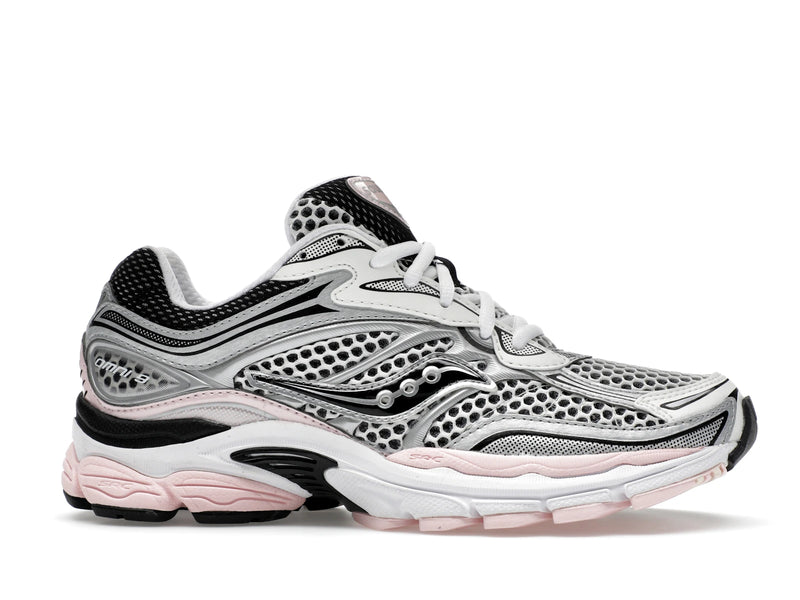 Saucony Progrid Omni 9 White Black Silver Pink - Silver/Pink - S70739-16 - 01