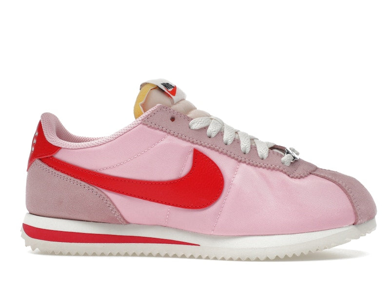 Nike Cortez TXT Medium Soft Pink Sail (Women's) - Medium Soft Pink/Sail/Team Orange/Fire Red - HF9994-600 - 01