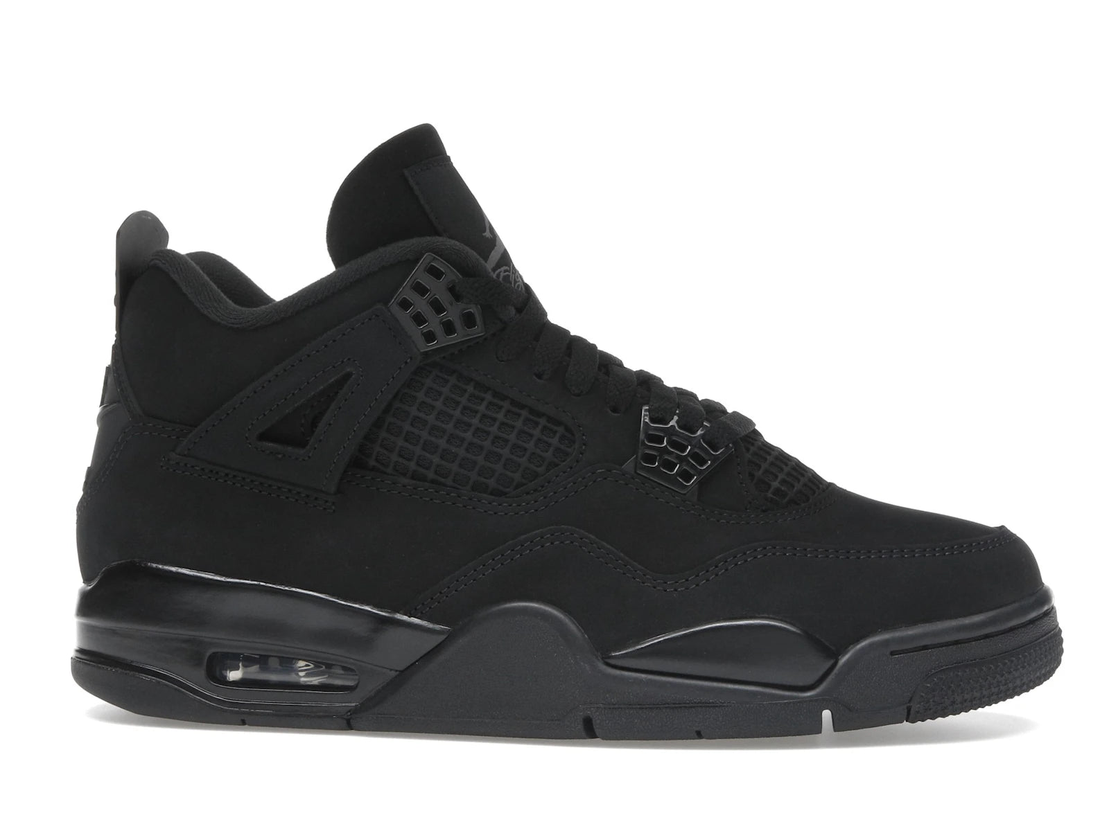 Air Jordan 4 Retro Black Cat (2025) - Black/Black/Light Graphite - FV5029-010 - 01