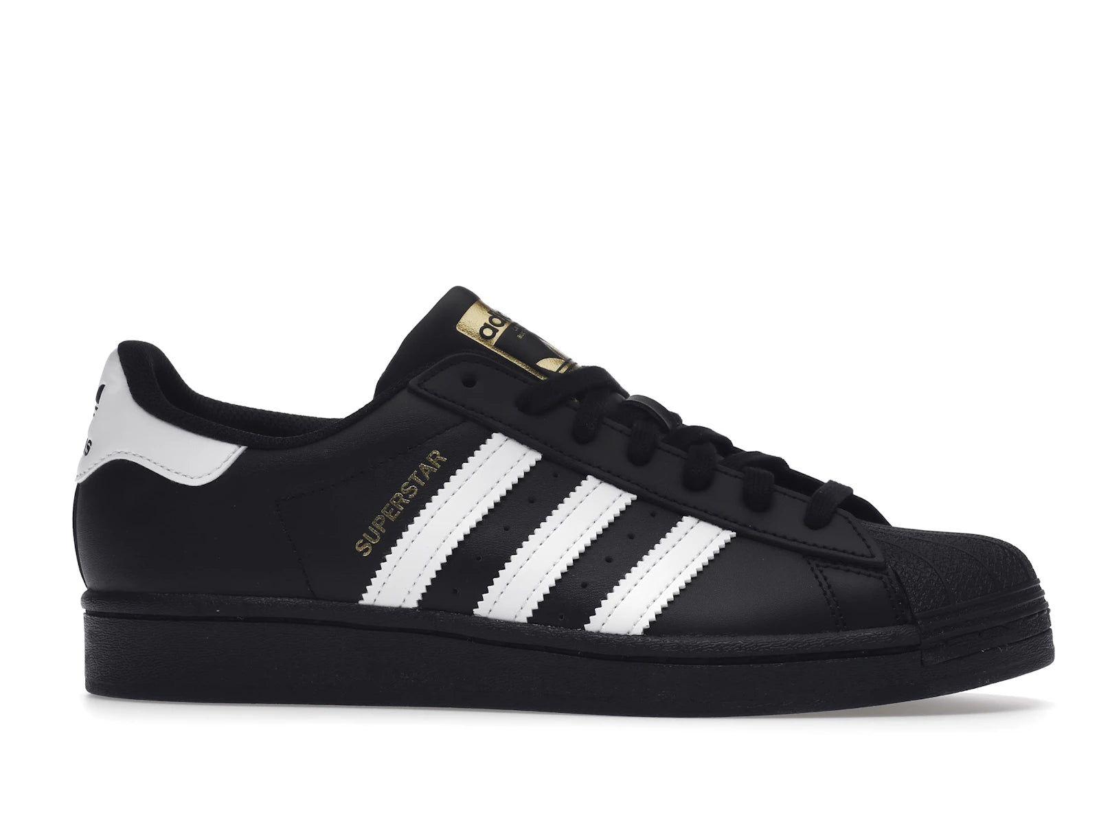 Adidas Superstar Core Black Cloud White Gold - Core Black/Cloud White/Core Black - EG4959 - 01