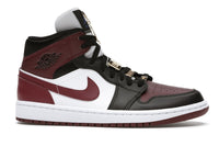 Air Jordan 1 Mid SE Black Dark Beetroot (W)