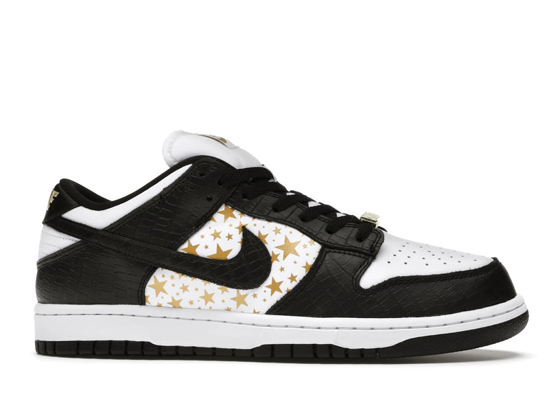 Nike SB Dunk Low Supreme Black - Black/Metallic Gold-White - DH3228-102 - 01