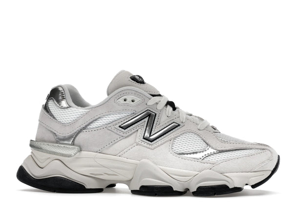New Balance 9060 White Black Metallic Silver - White/Black/Metallic Silver - U9060JRB - 01