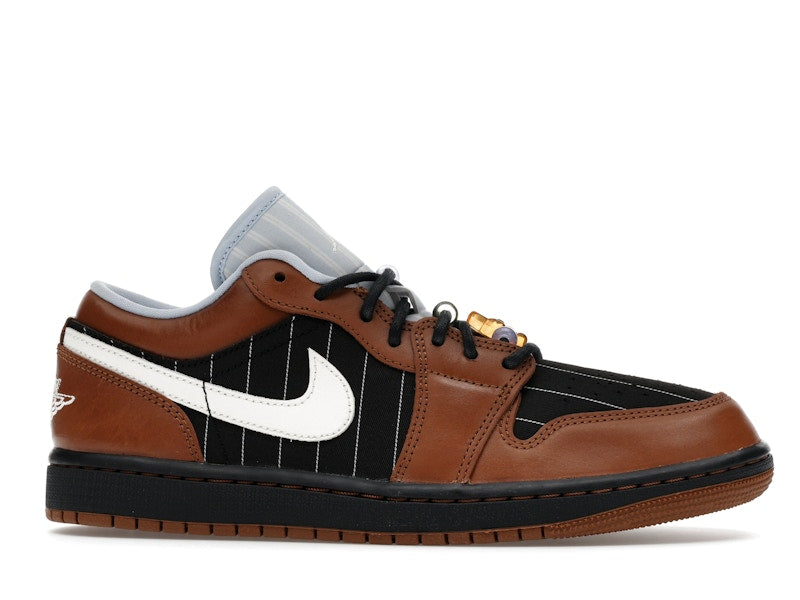 Jordan 1 Low SE Black Sail Light British Tan - vue 2
