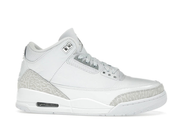 Air Jordan 3 Retro Pure Money (2025) - White/White/Metallic Silver - CT8532-111 - 01