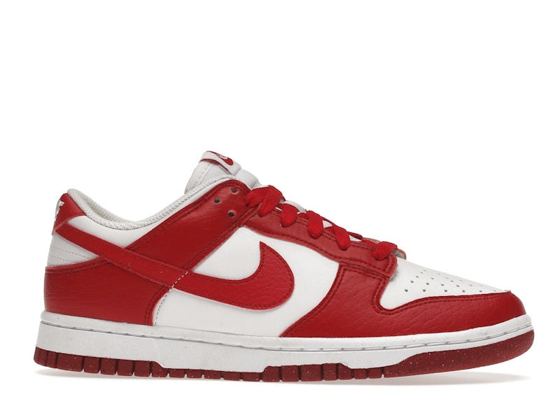 Nike Dunk Low Next Nature White Gym Red (Women's) - White/Gym Red/White - DN1431-101 - 01