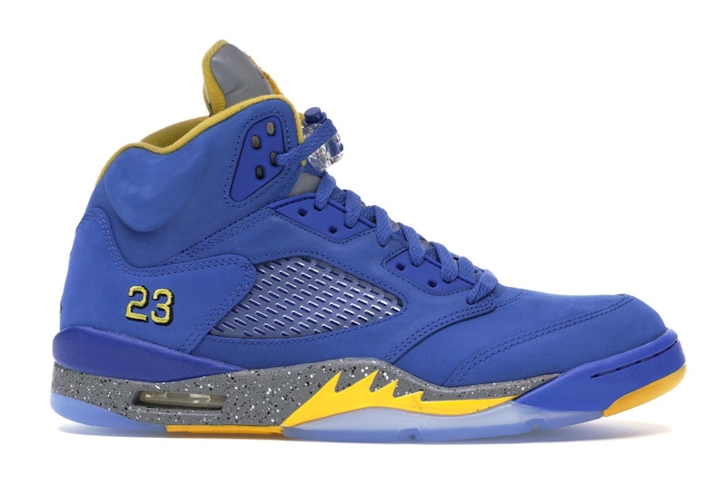 Jordan 5 Retro JSP Laney Varsity Royal - vue 2