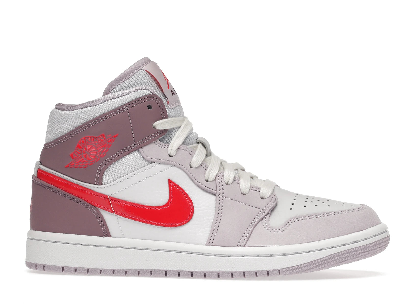 Air Jordan 1 Mid Valentines Day (2022) (W) - White/Pink-Crimson - DR0174-500 - 01