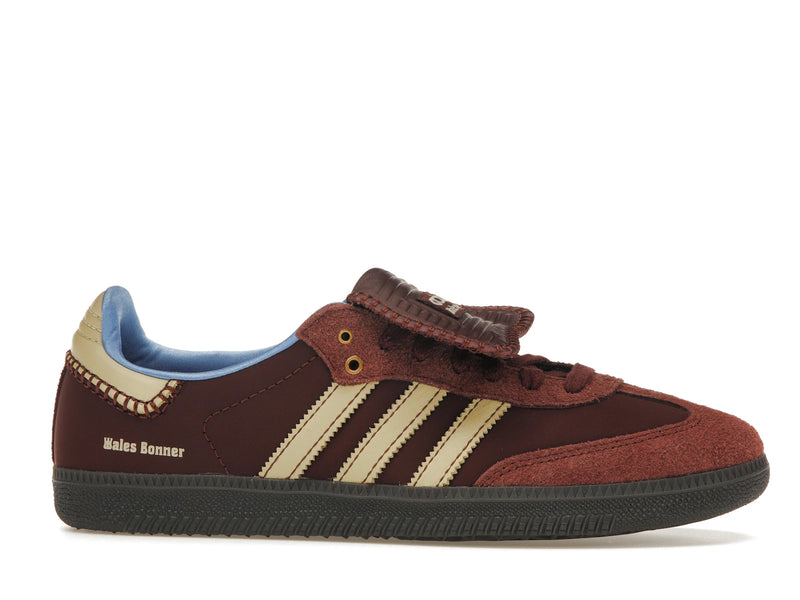 Adidas Samba Nylon Wales Bonner Fox Brown - Fox Brown/Sandy Beige/Lucky Blue - IE0579 - 01