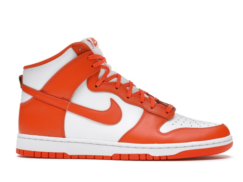 Nike Dunk High Syracuse (2021) - White/Orange Blaze - DD1399-101 - 01