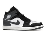 Air Jordan 1 Mid Black White Iron Grey - 360°