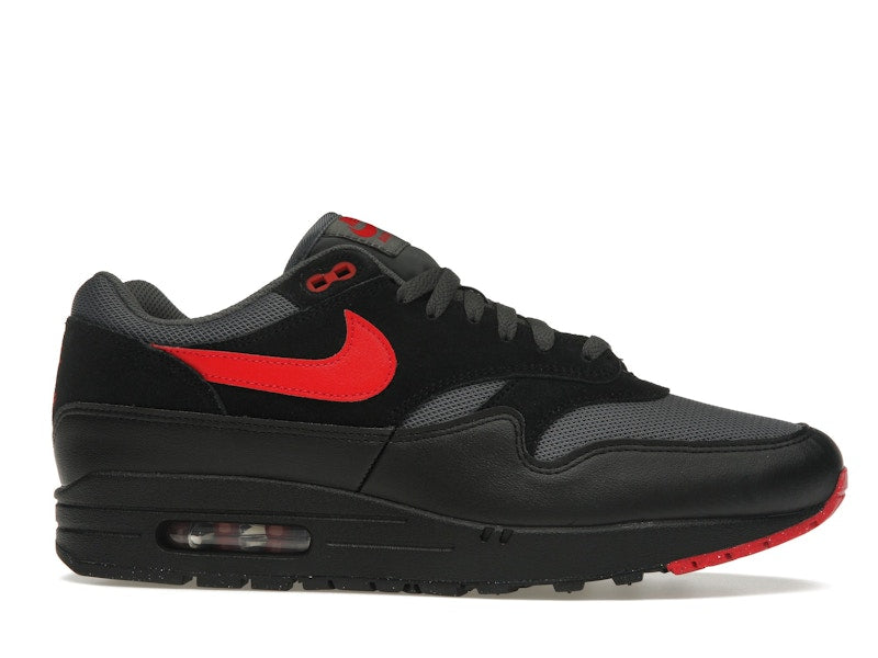 Nike Air Max 1 Essential Vamps - Black/University Red/Iron Grey - FZ5808-008 - 01