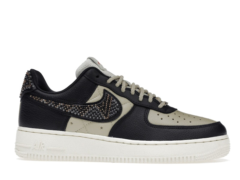 Nike Air Force 1 Low Premium Goods The Sophia (Women's) - Black/Multi-Color-Sand-Sail - DV2957-001 - 01
