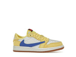 Air Jordan 1 Retro Low OG SP Travis Scott Canary (Kids) - 360°