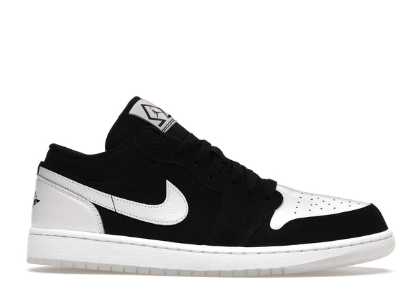 Air Jordan 1 Low Diamond Shorts - Black/Multi-Color/White/Black - DH6931-001 - 01