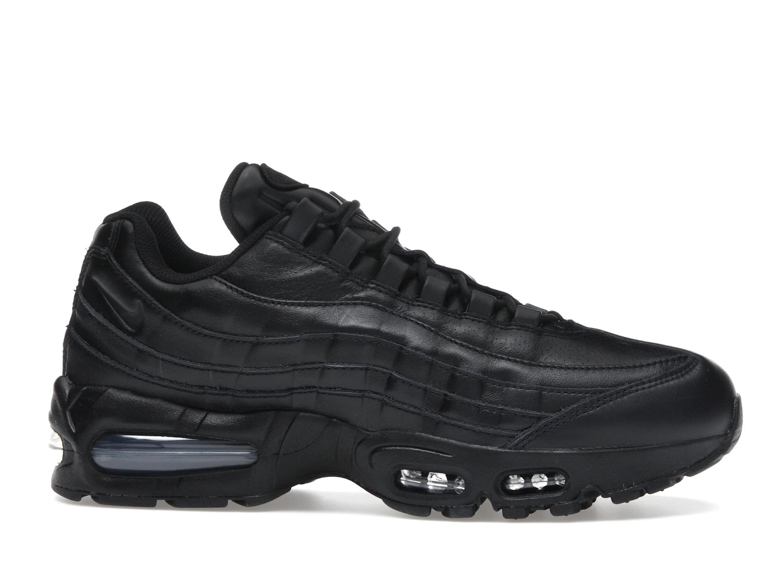Nike Air Max 95 QS Big Bubble Black Leather - Black/Black/Black - IM0696-001 - 01