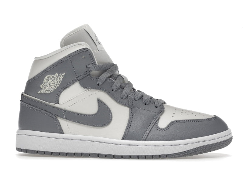 Air Jordan 1 Mid Stealth (W) - Sail/Stealth-White - BQ6472-115 - 01
