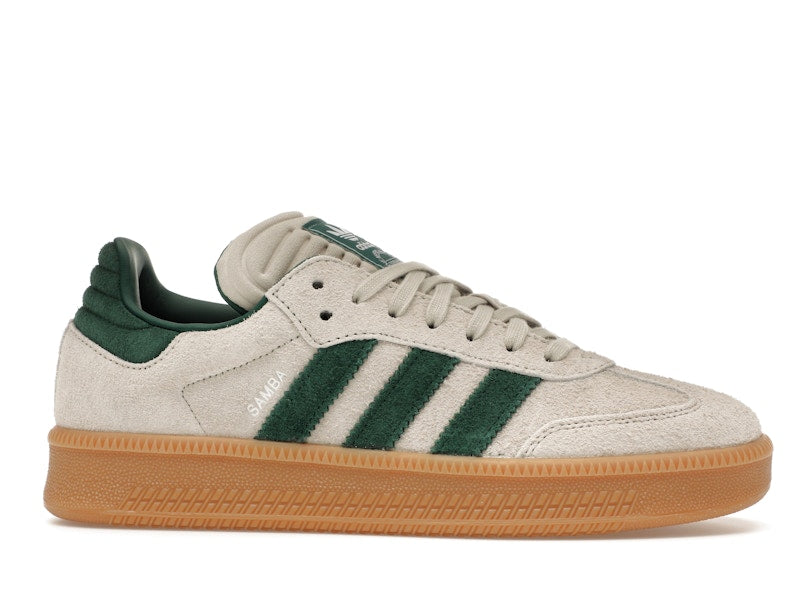adidas Samba XLG Putty Grey Collegiate Green - Putty Grey/Collegiate Green/Gum - JI3197 - 01